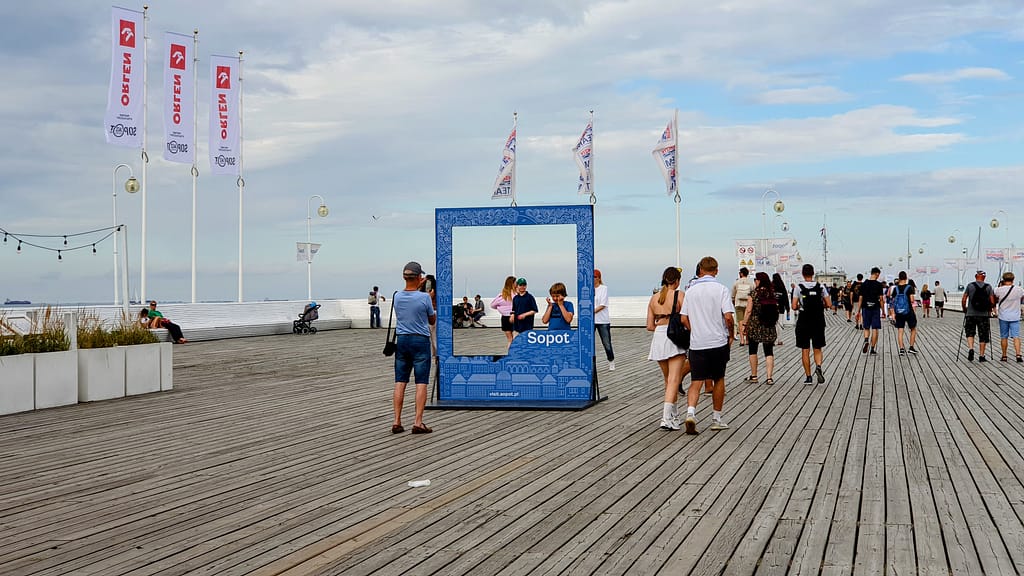 Turistien kärpäspaperit - Molo, Sopot
