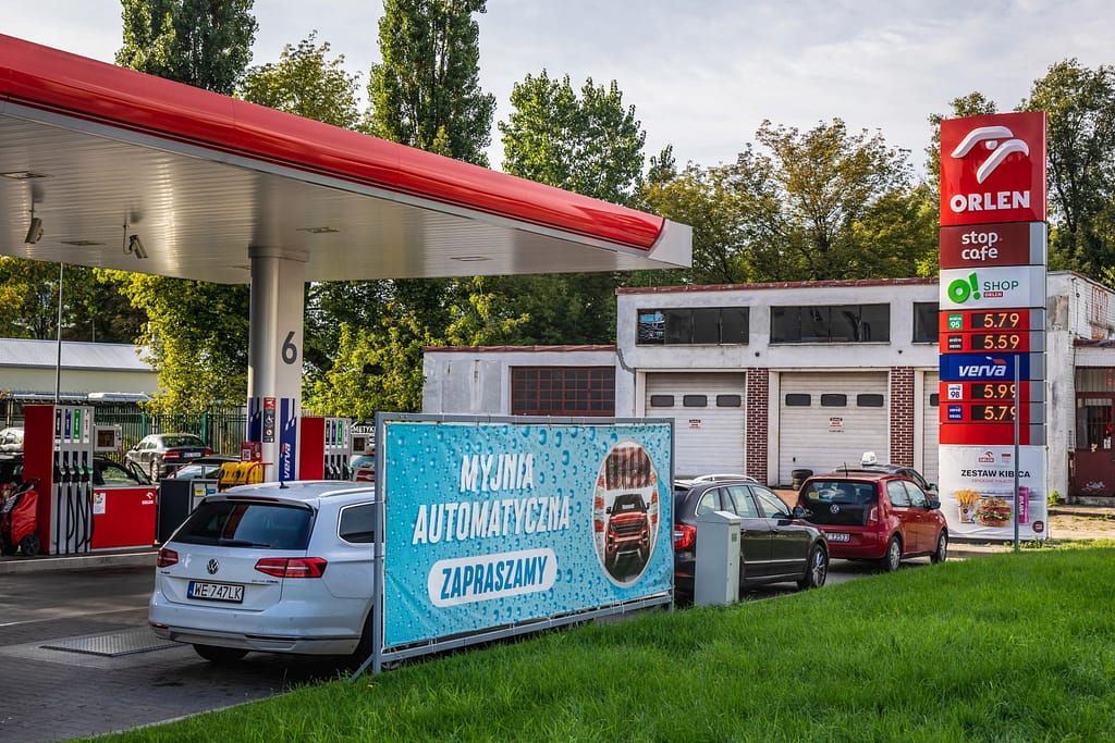 Autolla Euroopassa - Via Baltica Orlen