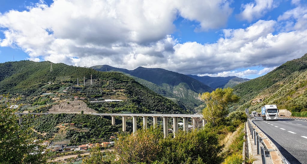 A10/E80 - Taggia, Liguria, Italia